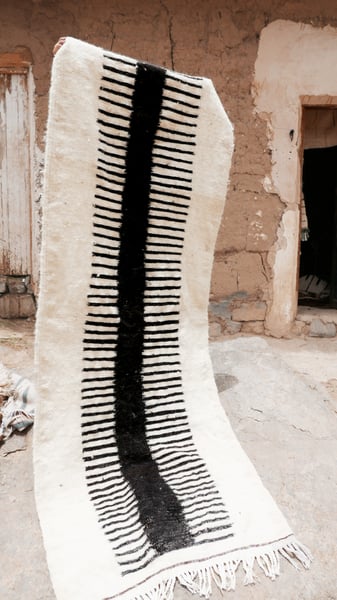 Image of Moroccan Kilim Rug - Minimal Runner