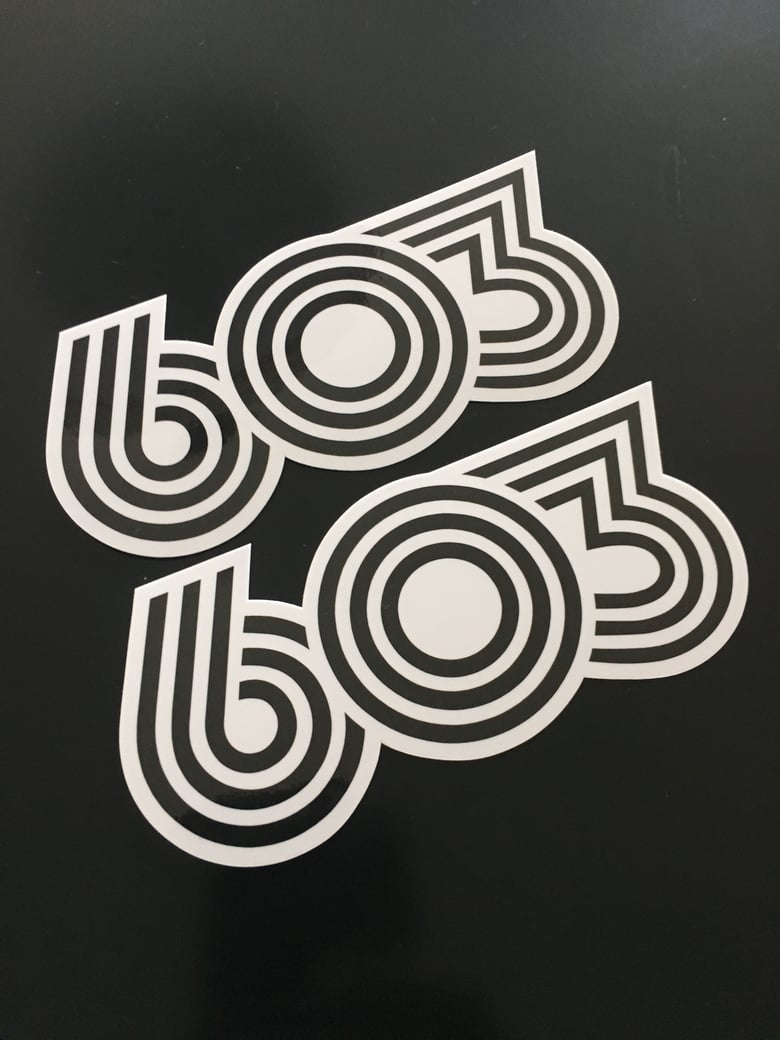 Image of Retro 603  vinyl stickers 