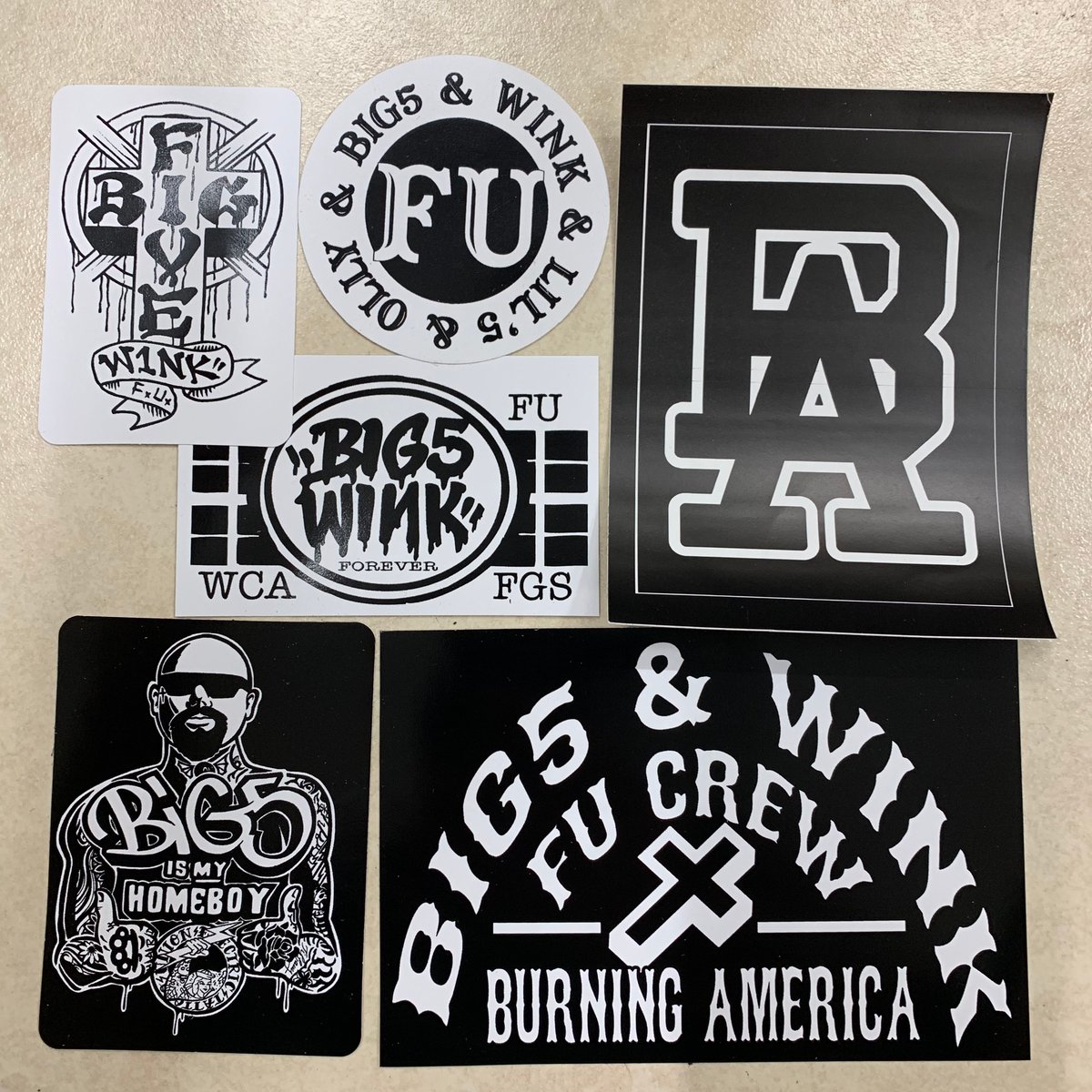 Image of BIGFIVE STICKER PACK