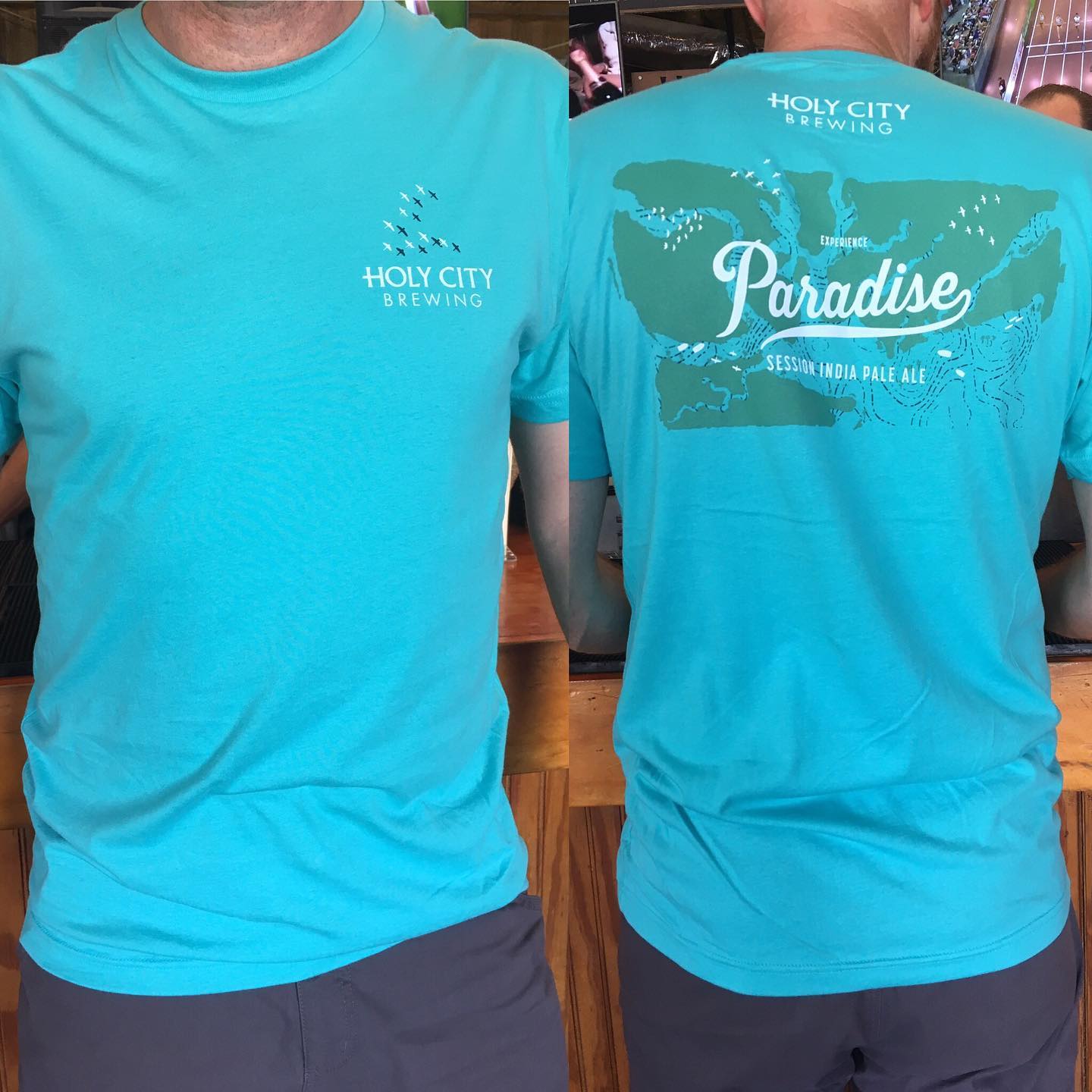 Paradise T-Shirt - Tahiti Blue