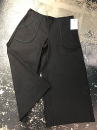 Image 1 of Kylie Jane Wide leg pocket pants - black denim