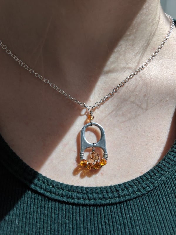 Image of Upcycled Pendent Necklace
