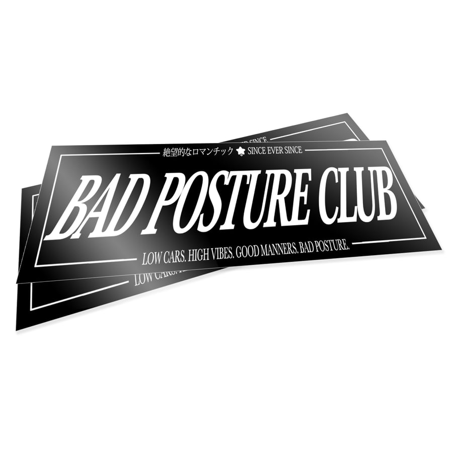 Image of BAD POSTURE CLUB v1