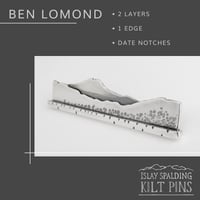 Image 5 of Bespoke Edged Landscape Kilt Pins