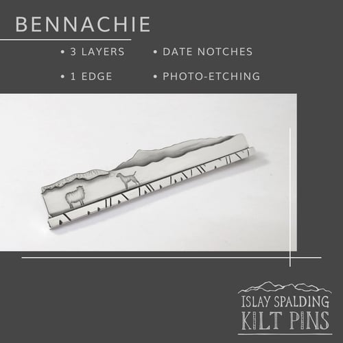 Image of Bespoke Edged Landscape Kilt Pins