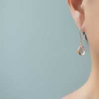 Image 3 of Blush glass earrings