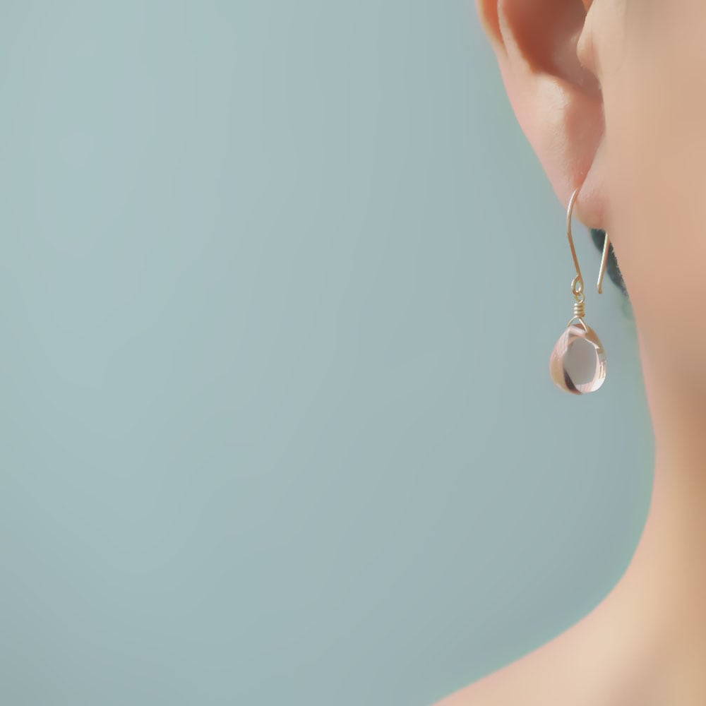 Image of Blush glass earrings
