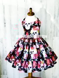 Image 1 of Satin Skull Dress 