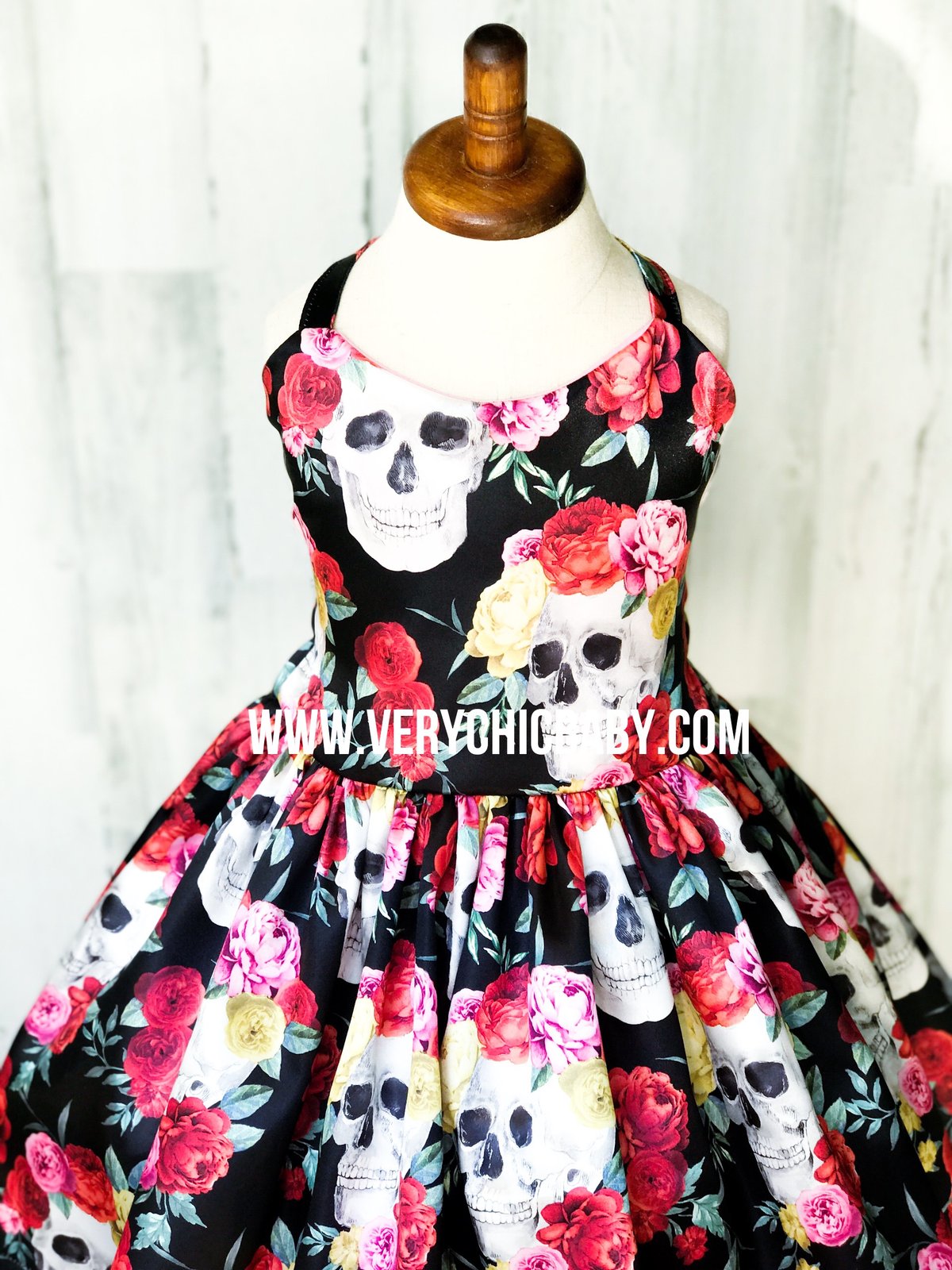 Skull Black Dress