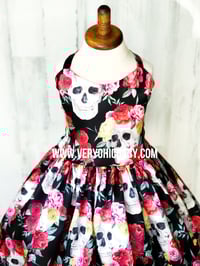 Image 2 of Satin Skull Dress 