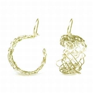 Image of Atomic Hoops Earring -14K Gold Fill