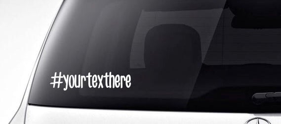 Image of Custom Car Sticker