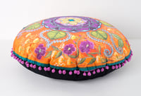 Image 2 of "Rejuvenation and Joy" -  Wild Peony Meditation Cushion