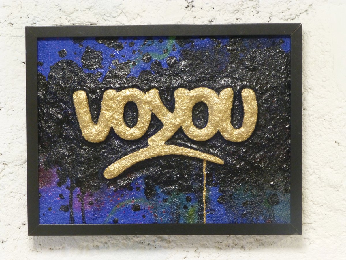 Image of VOYOU !  GOLD Sculpture JP MALOT. 