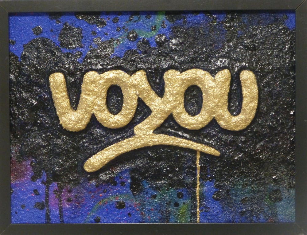 VOYOU !  GOLD Sculpture JP MALOT. 