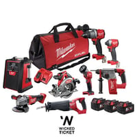 Milwaukee 8 Piece Cordless Kit