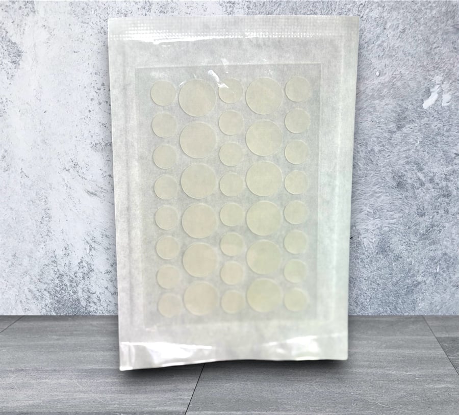 Image of Clear Invisible Hydrocolloid Pimple Acne Patch 