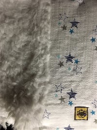 Image of Star pattern Secure Stroller Blanket