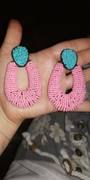 Image of Beaded Drop Earrings 