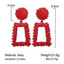 Image of Vintage Geometric Drop Earrings