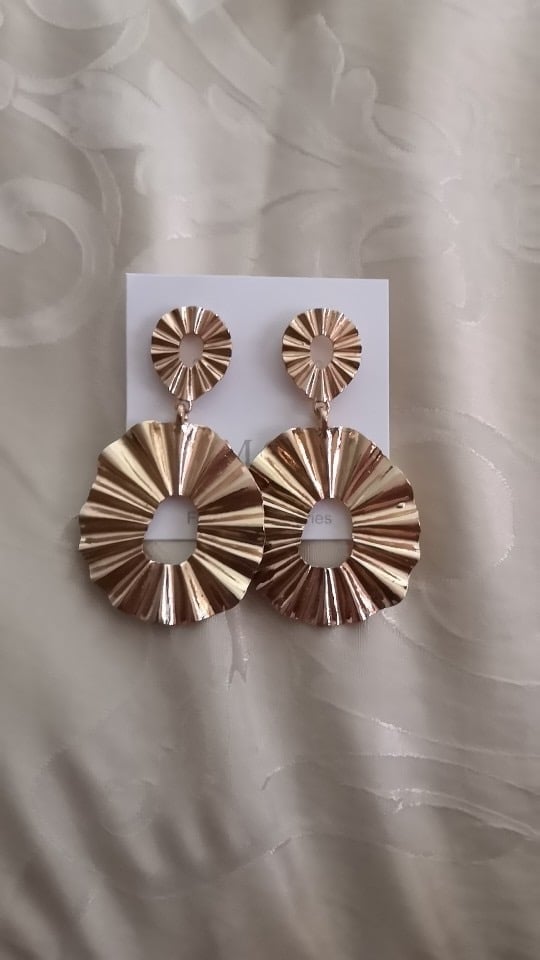 Image of Vintage Geometric Statement Earrings 