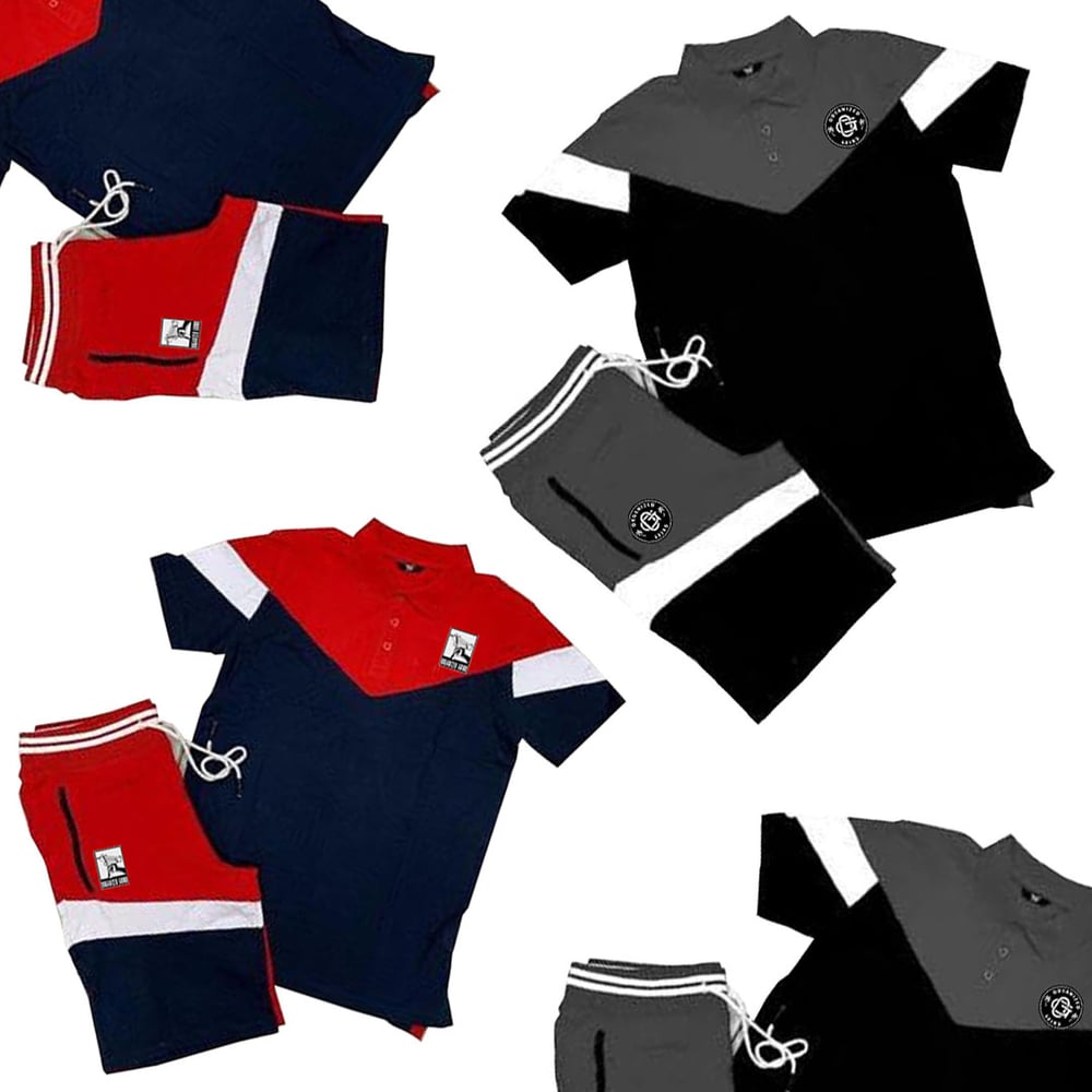 Image of Uzi Polo/Shorts Set