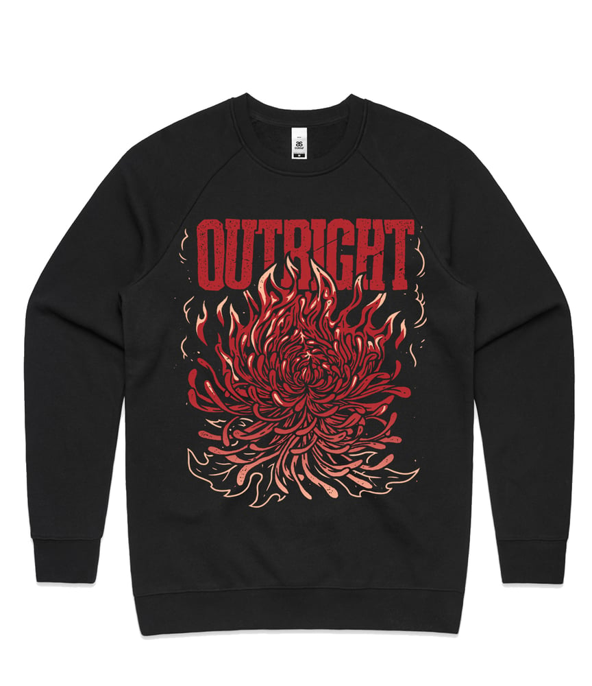 Image of OUTRIGHT "FIREFLOWER" CREW NECK JUMPER