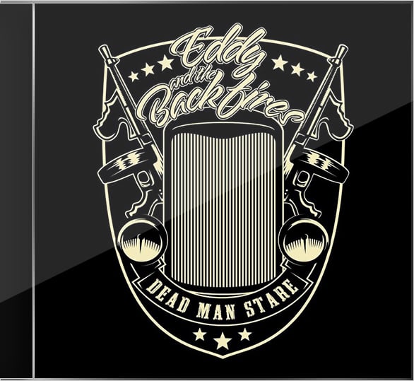 Eddy & The Backfires - Dead Man Stare (Album CD) + 2 Sticker - Last Copies !!!