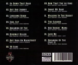 Eddy & The Backfires - Dead Man Stare (Album CD) + 2 Sticker - Last Copies !!!