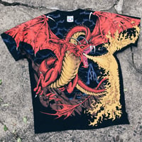 Image 1 of Original 1993 Liquid Blue Dragon Tee.