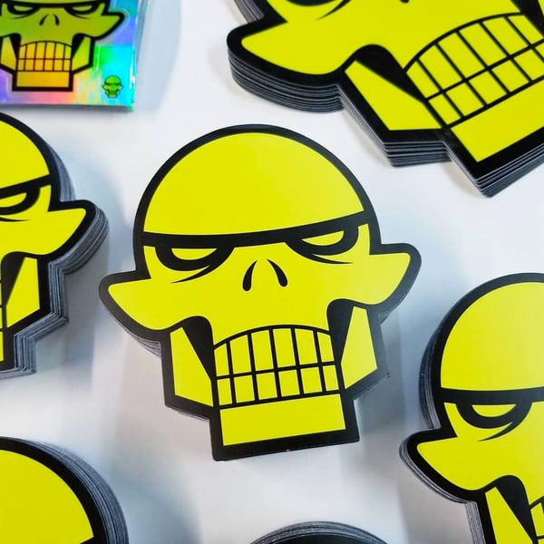 Image of 5” Skull Stickers