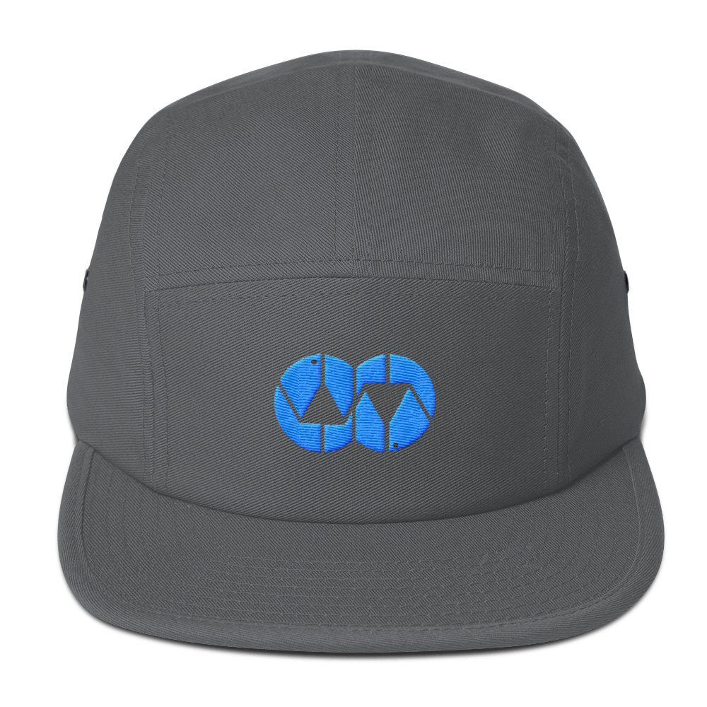 Image of 5-Panel Cap Logo (Blue or Green Embroidery)