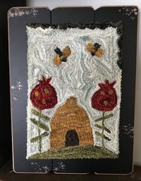 Image 1 of Honey Hill Farm- The Hive Punch Needle Pattern. 