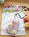 Set of reusable floral produce bags