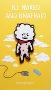 RJ Enamel Pin