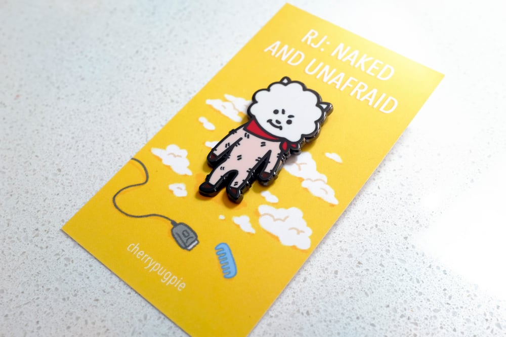 RJ Enamel Pin