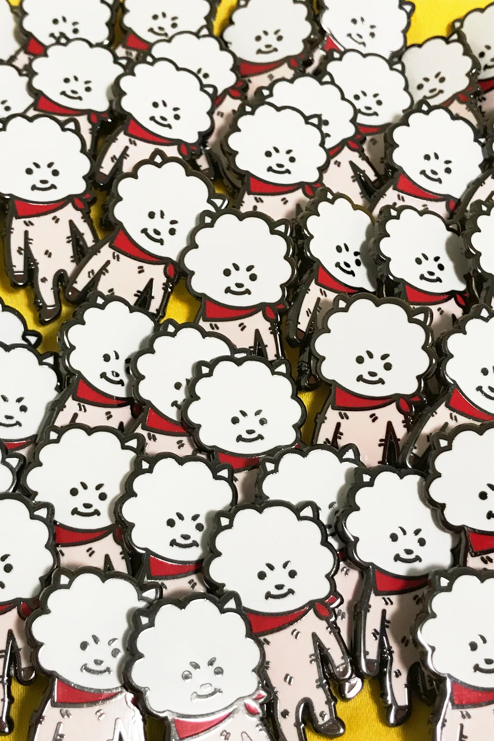 RJ Enamel Pin