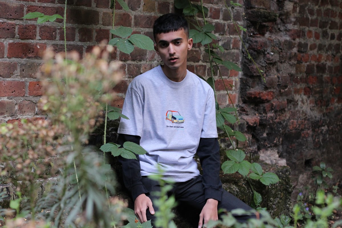 Image of 'Harlequin' T-Shirt Grey