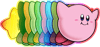 Kirby Star - Holographic Sticker!
