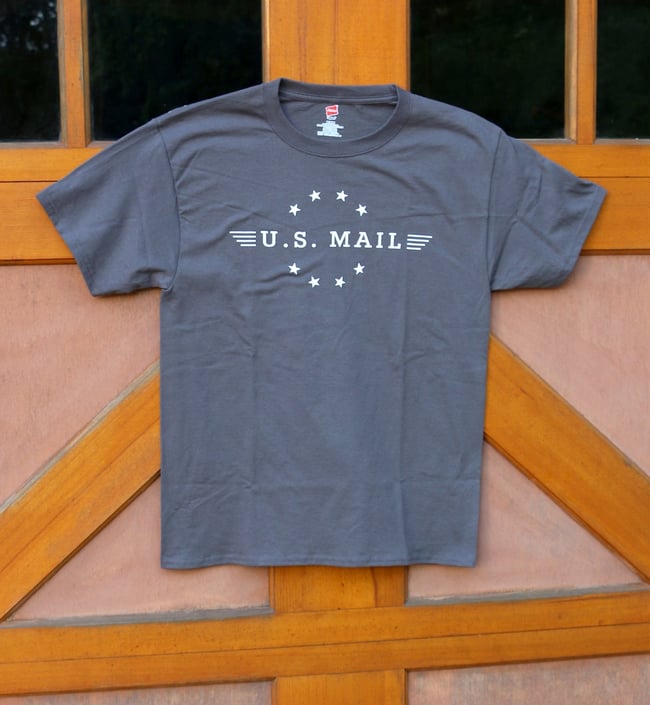 U.S. Mail Tee - Smoke Grey