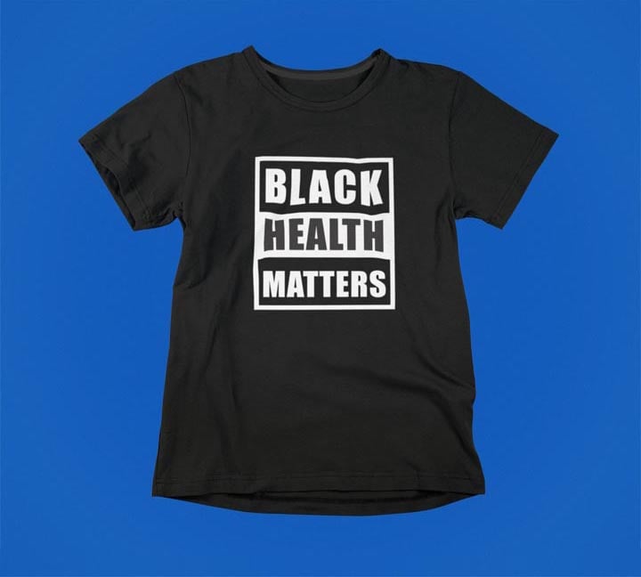 Image of 'Black Health Matters' Unisex Tee