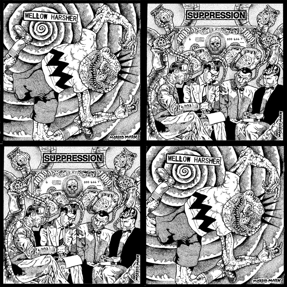 Image of Suppression / Mellow Harsher - Split 7"