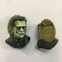 Image 2 of Frankenstein’s Monster in Color Brooch 