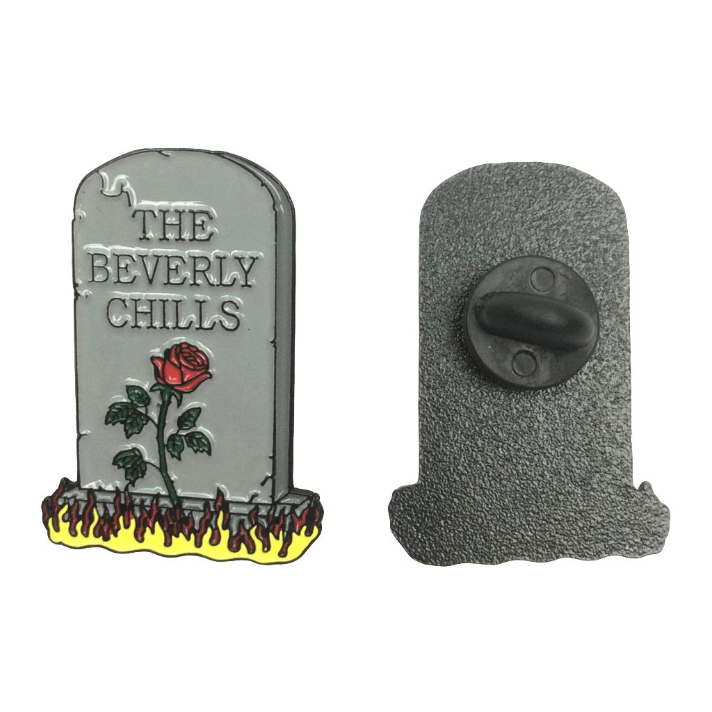 Image of R.I.P The Beverly Chills Enamel Pin