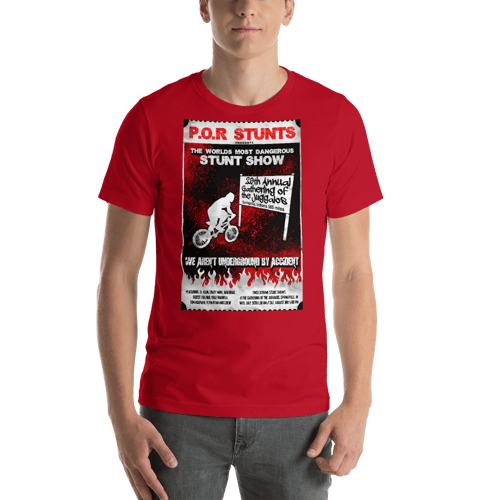 Image of P.O.R Stunts 'Juggalo Gathering' Flyer T-Shirt