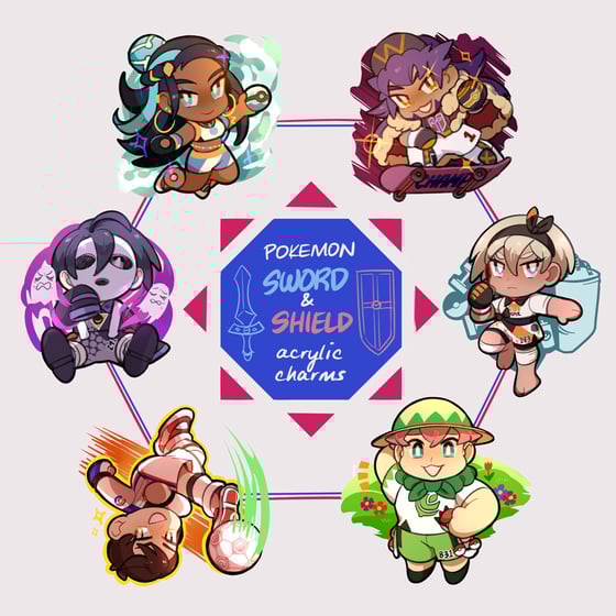 Image of [PRE-ORDER] Pokemon Sword & Shield Charms