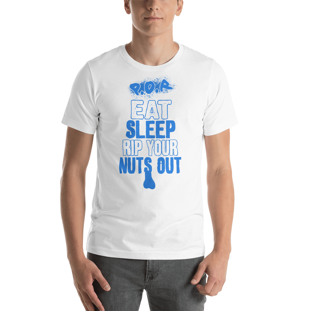 Image of Eat, Sleep, Rip Your Nuts Out Tee