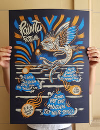 Image 1 of POINTU FESTIVAL (2019) screenprinted poster 