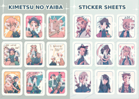  Kimetsu no Yaiba Sticker Sheets