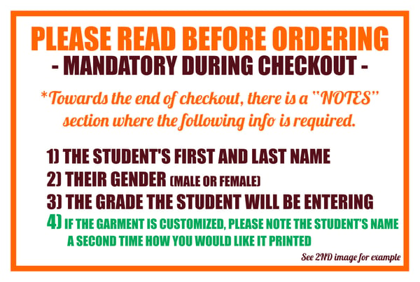 Image of PLEASE READ BEFORE ORDERING!